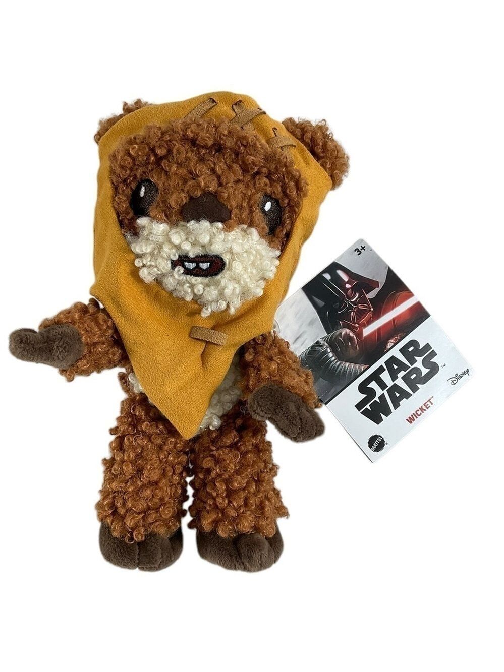 Star Wars Mattel Disney Wicket Ewok Plush Toy 8” stuffed animal